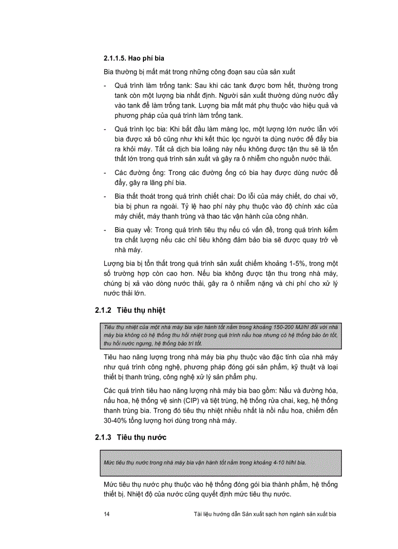 image for page Quy trình sản xuất sạch hơn của nhà máy bia