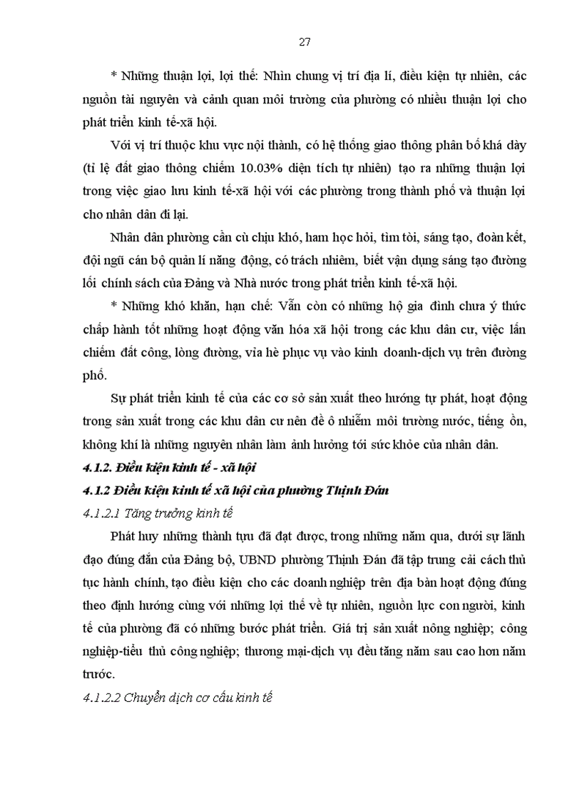 image for page Đánh giá hiện trạng chất lượng môi trường khu vực trên địa bàn Phường Thịnh Đán Thành Phố Thái Nguyên