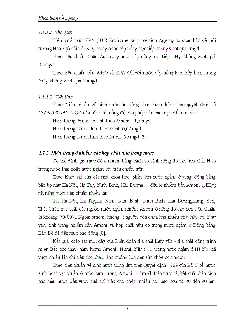image for page Nghiên cứu xử lý amonibằng phương pháp sinh họcsử dụng các vi khuẩn tự dưỡng