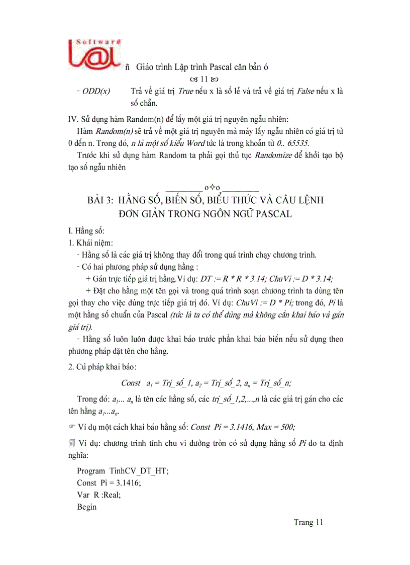 image for page Lập trình Pascal căn bản