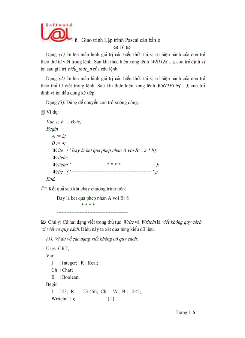 image for page Lập trình Pascal căn bản