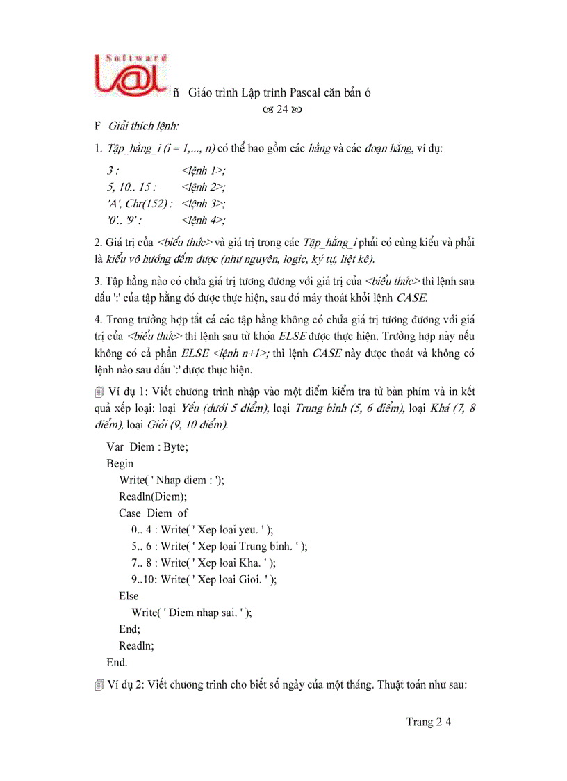 image for page Lập trình Pascal căn bản