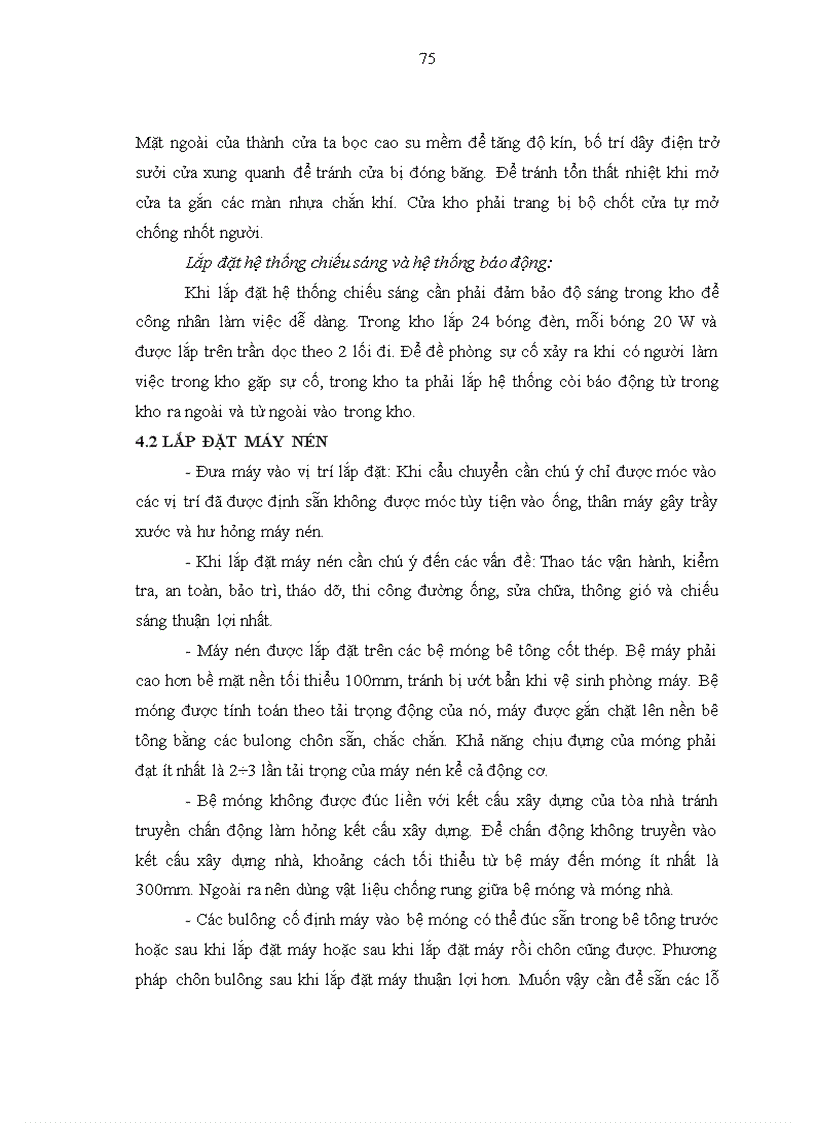 image for page Tính toán thiết kế hệ thống lạnh cho kho bảo quản sản phẩm thủy sản đông lạnh sức chứa 500 tấn tại Công ty TNHH Minh Đăng Sóc Trăng