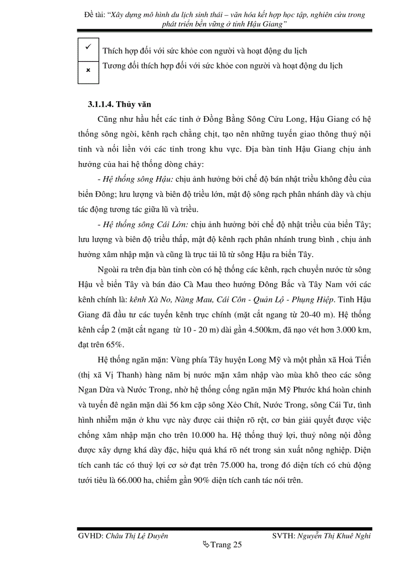 image for page Xây dựng mô hình du lịch sinh thái văn hóa kết hợp học tập nghiên cứu trong phát triển bền vững ở tỉnh hậu giang