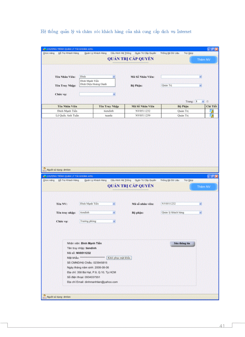 image for page Phân tích và thiết kế hệ thống quản lý và chăm sóc khách hàng của nhà cung cấp dịch vụ internet