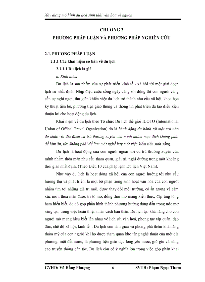 image for page Đánh giá hiện trạng du lịch hậu giang và xây dựng mô hình du lịch sinh thái văn hóa về nguồn