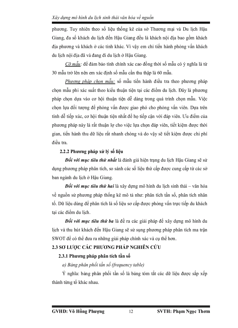 image for page Đánh giá hiện trạng du lịch hậu giang và xây dựng mô hình du lịch sinh thái văn hóa về nguồn