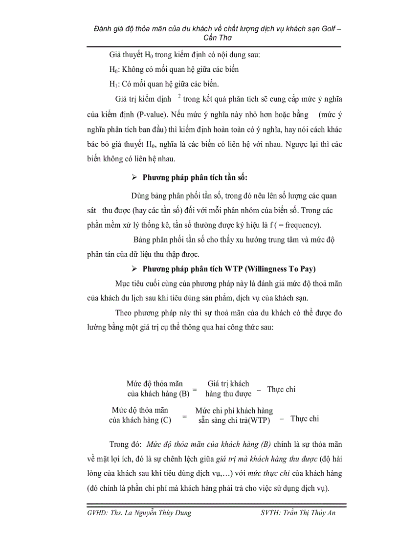 image for page Đánh giá mức độ thoả mãn của du khách về chất lượng dịch vụ của khách sạn golf cần thơ