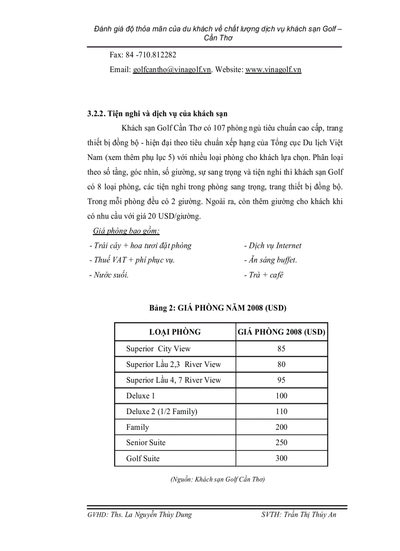 image for page Đánh giá mức độ thoả mãn của du khách về chất lượng dịch vụ của khách sạn golf cần thơ