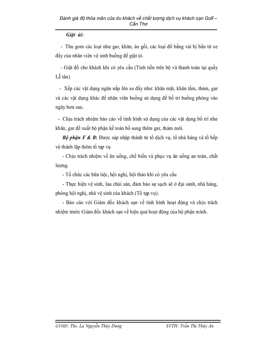 image for page Đánh giá mức độ thoả mãn của du khách về chất lượng dịch vụ của khách sạn golf cần thơ