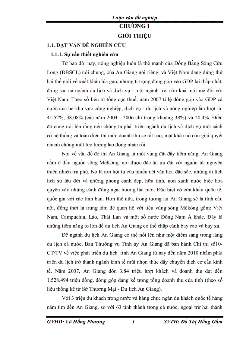 image for page Đánh giá mức độ hài lòng của khách nội địa đối với du lịch an giang