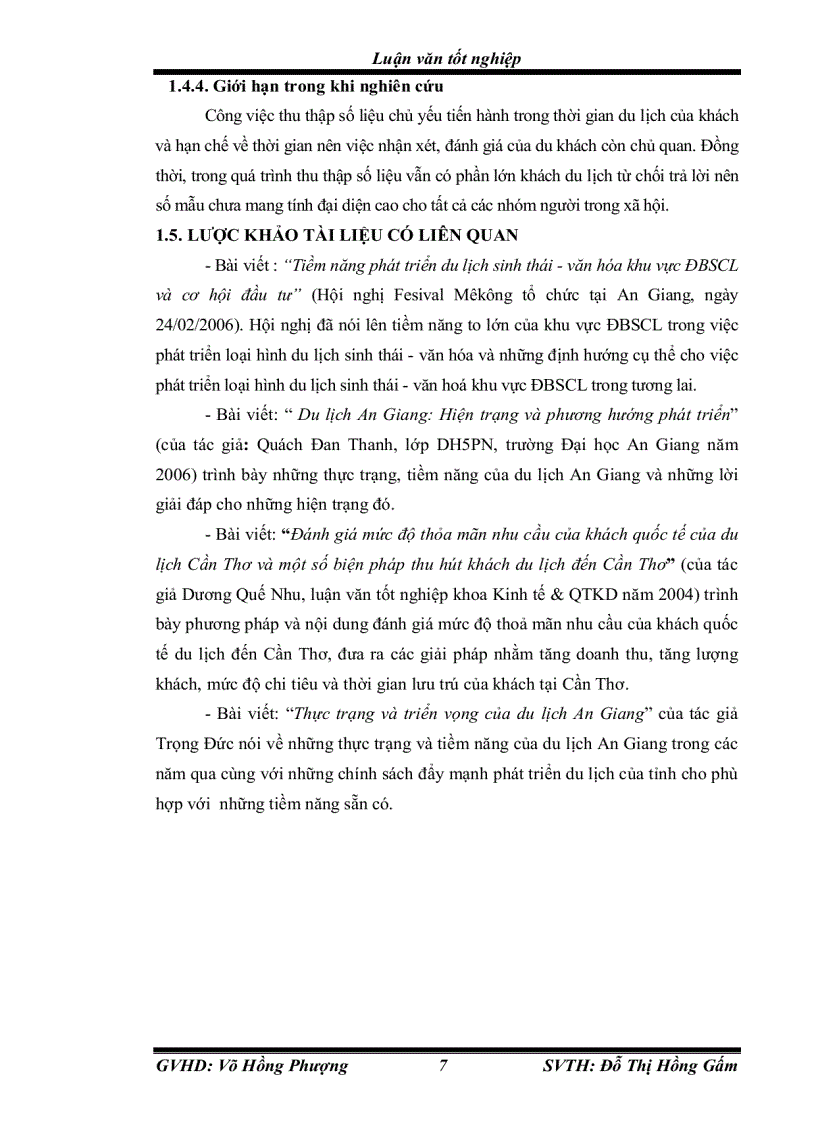 image for page Đánh giá mức độ hài lòng của khách nội địa đối với du lịch an giang