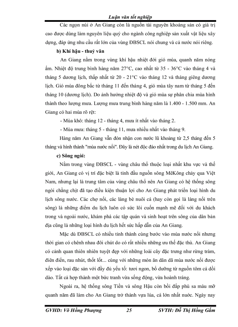 image for page Đánh giá mức độ hài lòng của khách nội địa đối với du lịch an giang