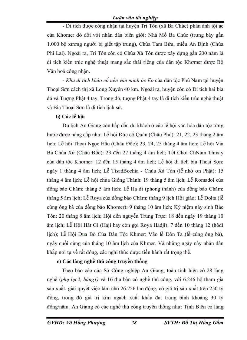 image for page Đánh giá mức độ hài lòng của khách nội địa đối với du lịch an giang