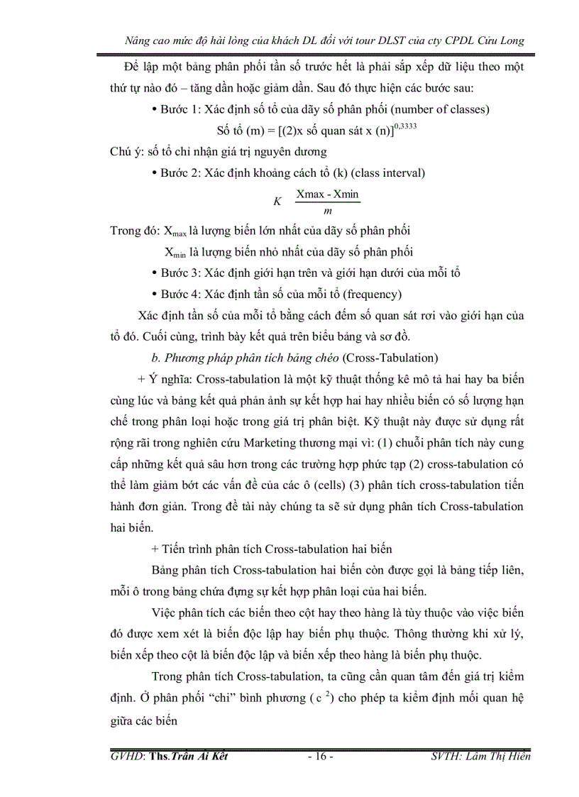 image for page Nâng cao mức độ hài lòng của khách du lịch đối với tour du lịch sinh thái của công ty cổ phần du lịch cửu long