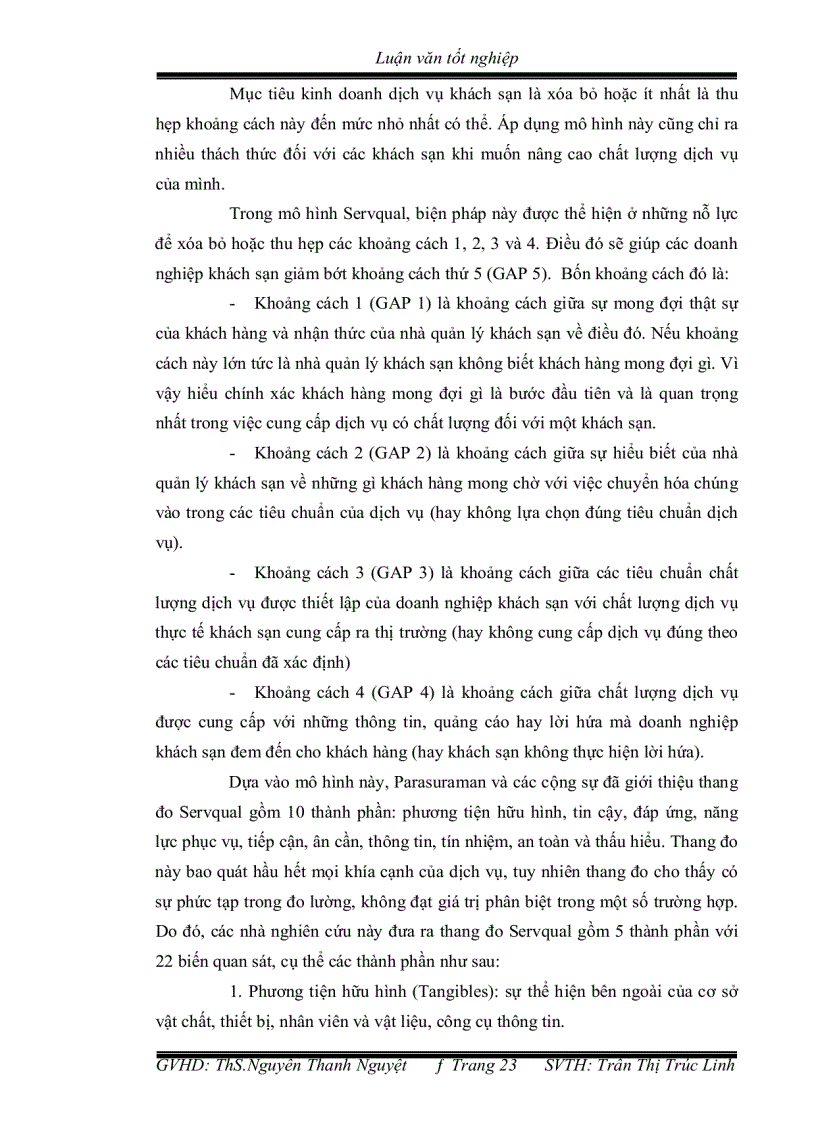 image for page Đánh giá sự hài lòng của khách hàng về chất lượng dịch vụ của khách sạn ninh kiều 2 thành phố cần thơ