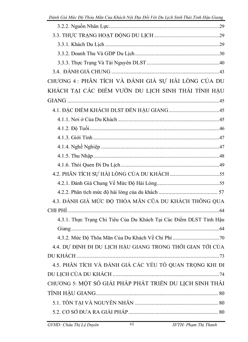 image for page Đánh giá mức độ hài lòng của khách nội địa đối với du lịch sinh thái tỉnh hậu giang