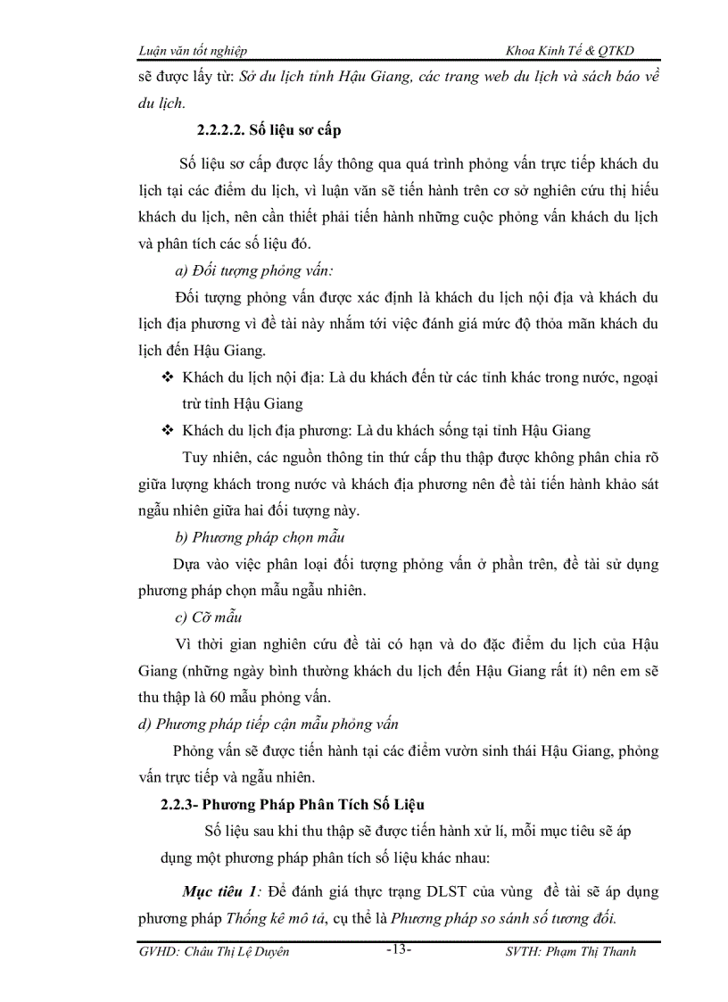 image for page Đánh giá mức độ hài lòng của khách nội địa đối với du lịch sinh thái tỉnh hậu giang