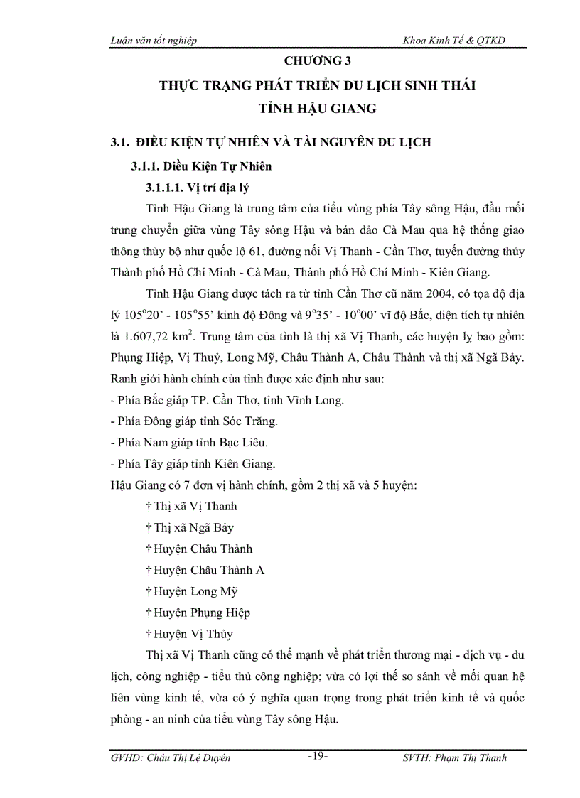 image for page Đánh giá mức độ hài lòng của khách nội địa đối với du lịch sinh thái tỉnh hậu giang