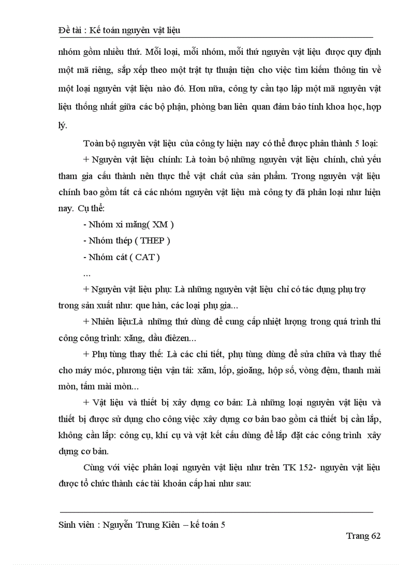 image for page Kế toán nguyên vật liệu tại Công ty cổ phần xây dựng giao thông 18