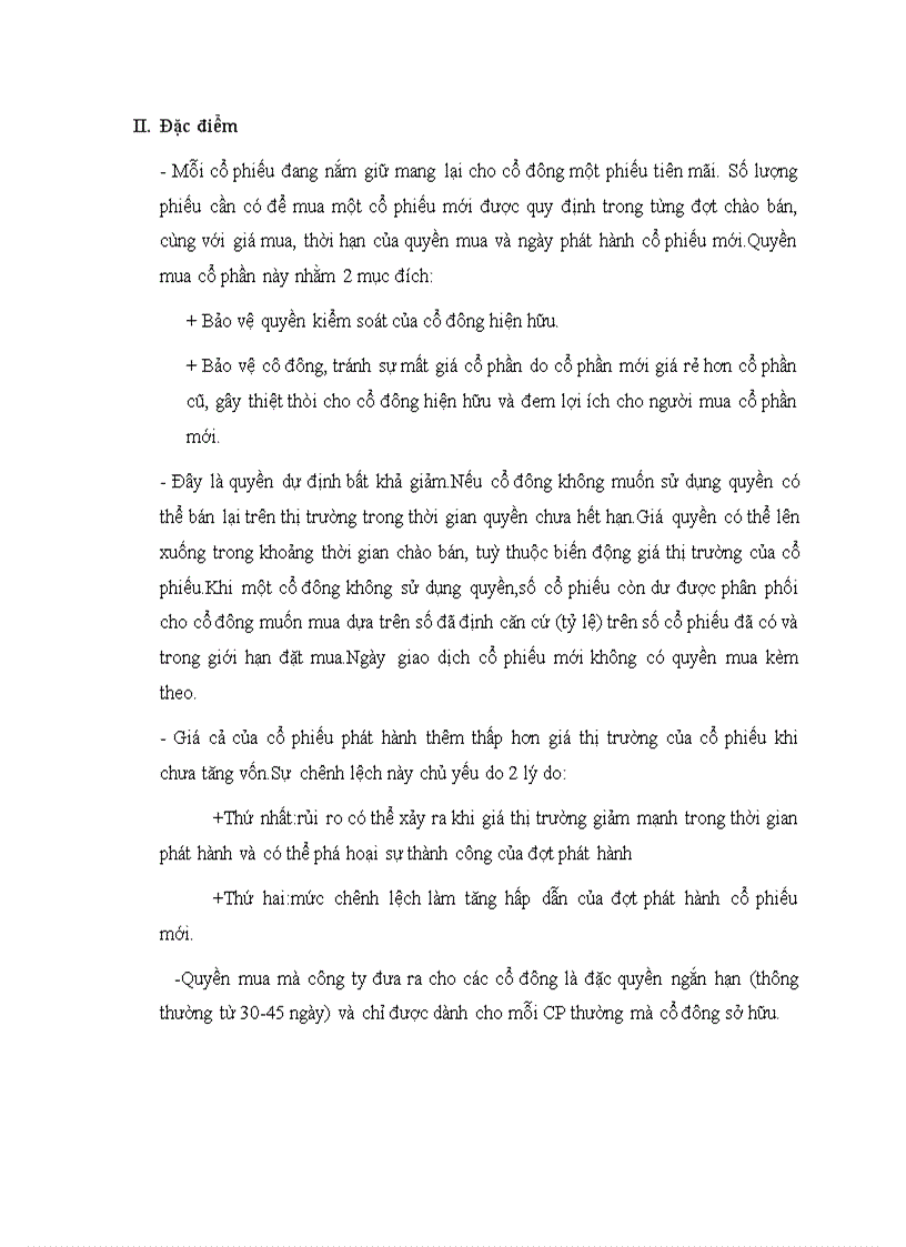 Quyền tiên mãi thi truong chung khoan