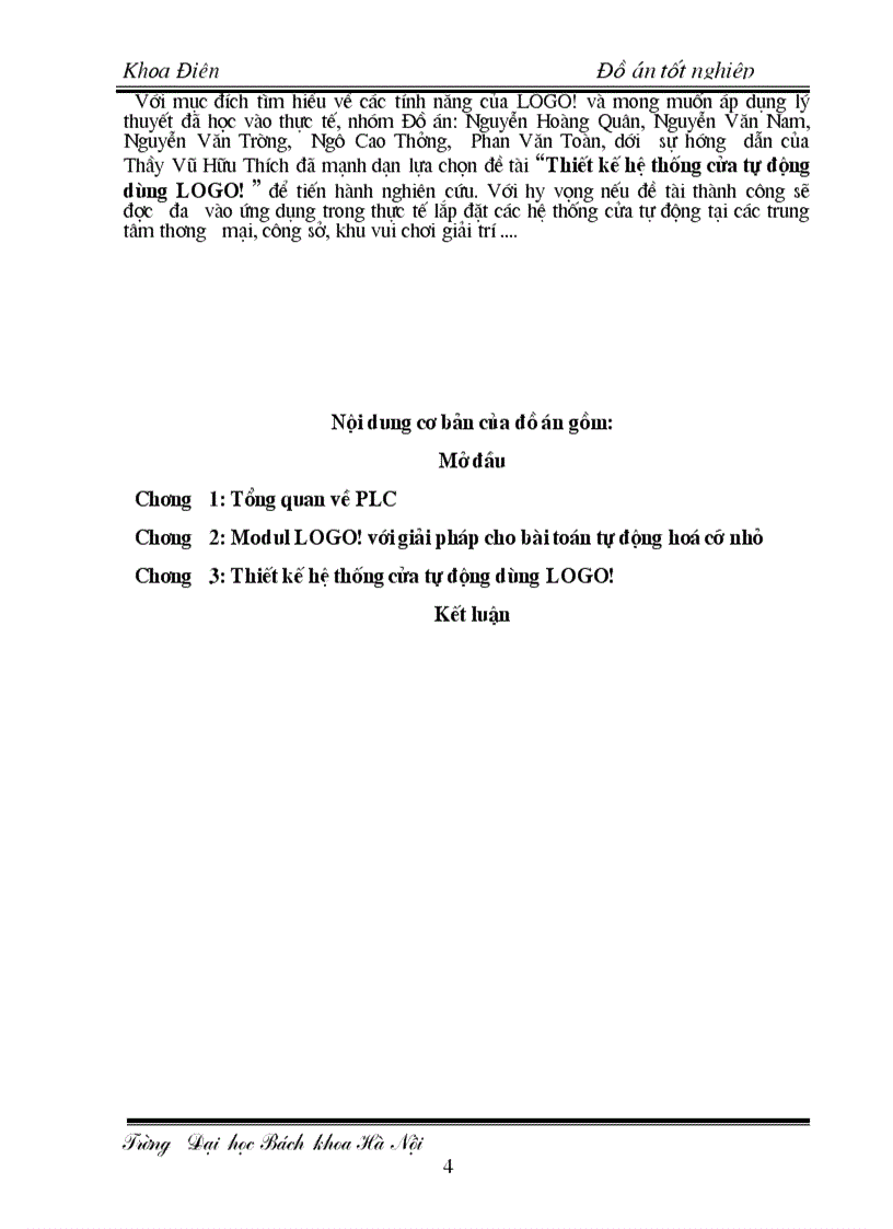 image for page Thiết kế hệ thống cửa tự động dùng LOGO