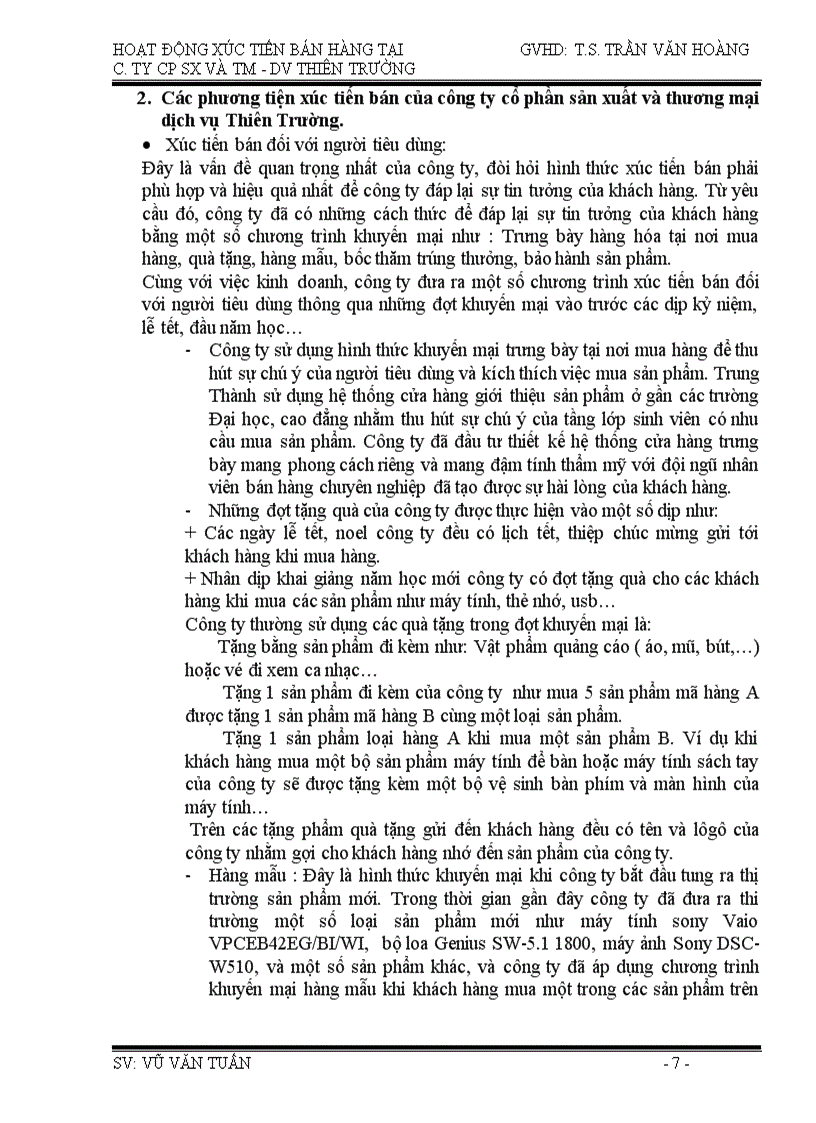 image for page Hoạt động xúc tiến bán hàng ở công ty cổ phần sản xuất và thương mại dịch vụ Thiên Trường
