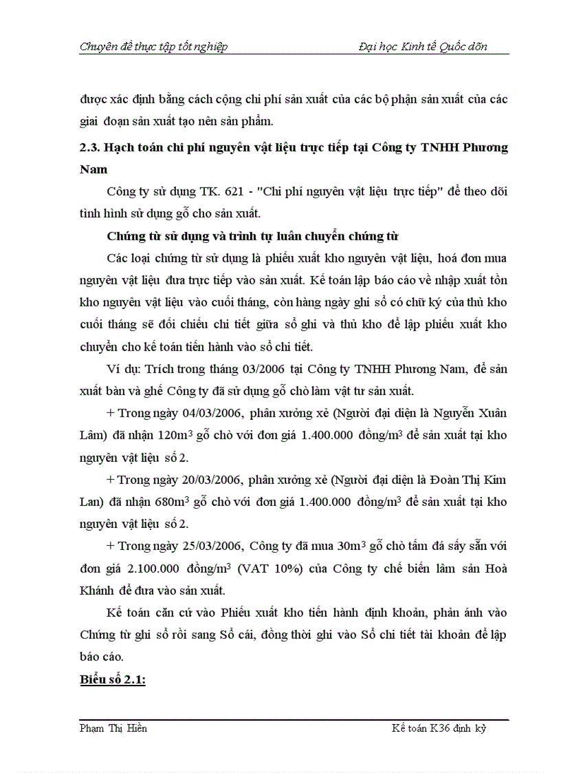 image for page Hạch toán chi phí sản xuất và tính giá thành sản phẩm tại Công ty TNHH Phương Nam