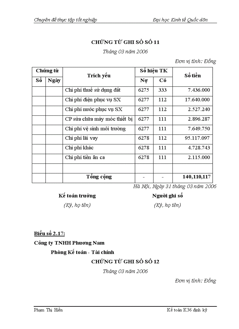 image for page Hạch toán chi phí sản xuất và tính giá thành sản phẩm tại Công ty TNHH Phương Nam