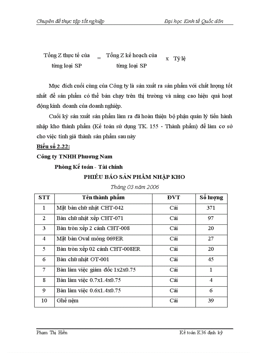 image for page Hạch toán chi phí sản xuất và tính giá thành sản phẩm tại Công ty TNHH Phương Nam