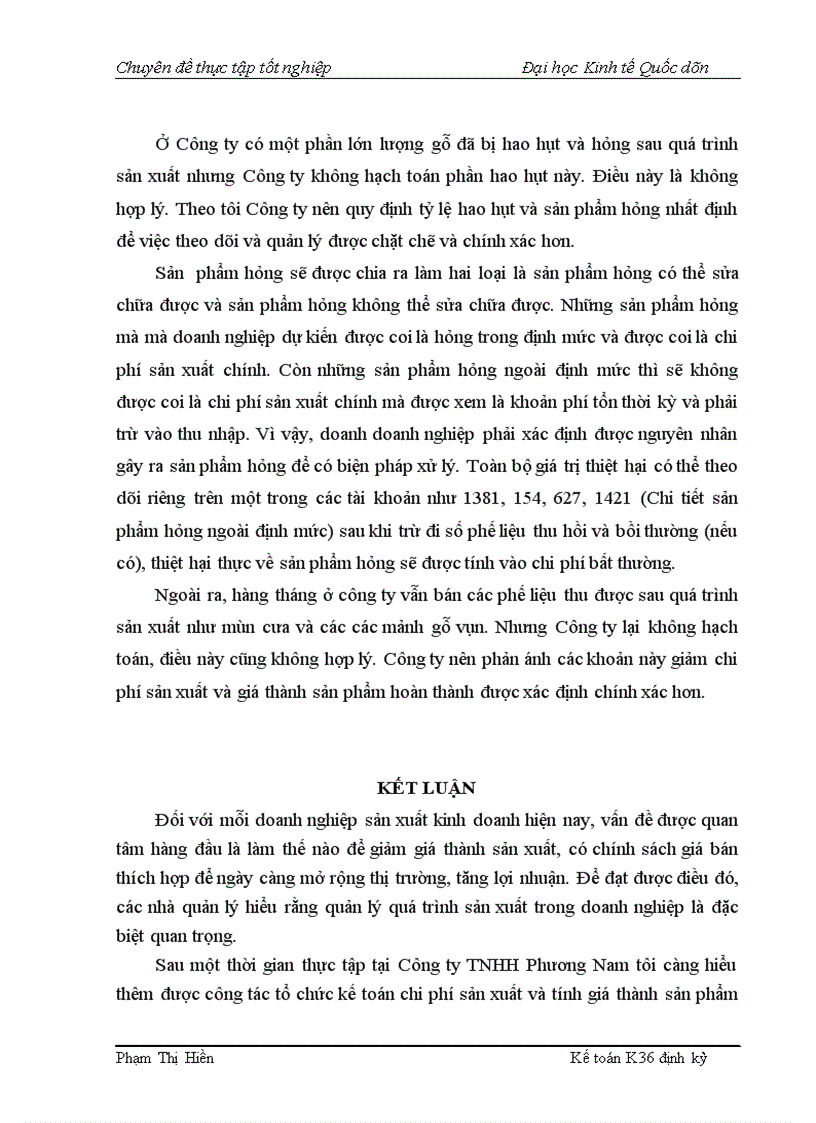 image for page Hạch toán chi phí sản xuất và tính giá thành sản phẩm tại Công ty TNHH Phương Nam