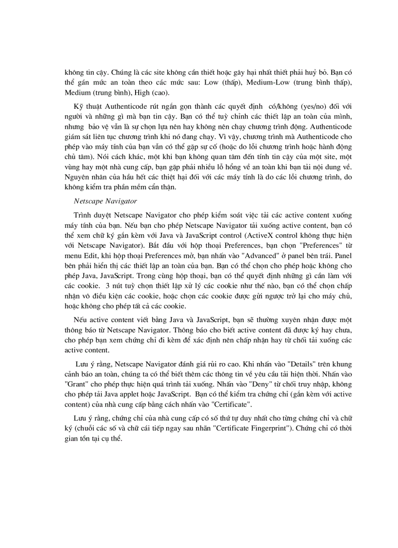 image for page Nghiên cứu xây dựng giải pháp bảo mật thông tin trong thương mại điện tử