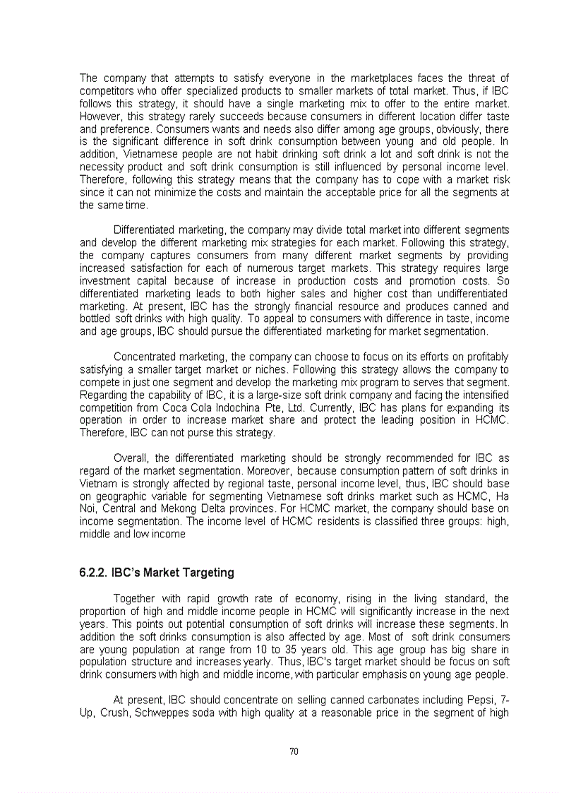 image for page Developing marketing strategy A case study of the international beverage company in hochiminh city vietnam