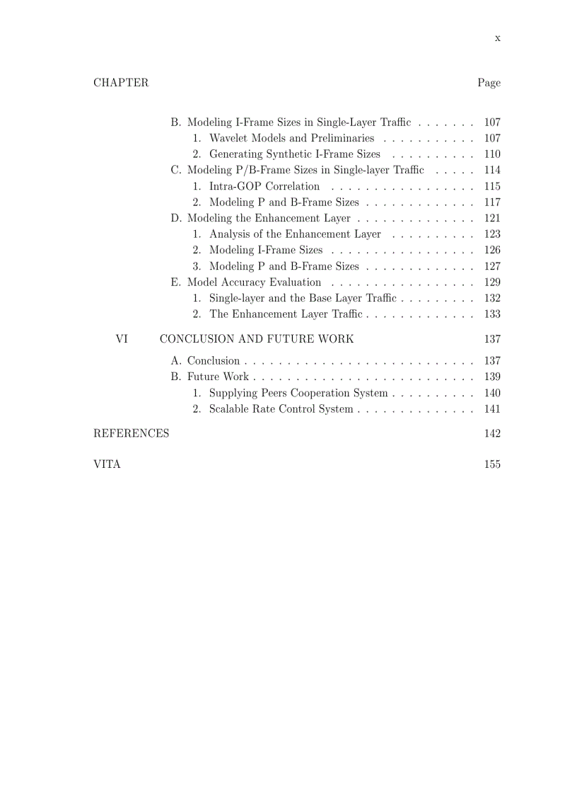 image for page Luận văn tiến sĩ khoa học Rate Distortion Analysis and Traffic Modelling of Scalable Video Coders
