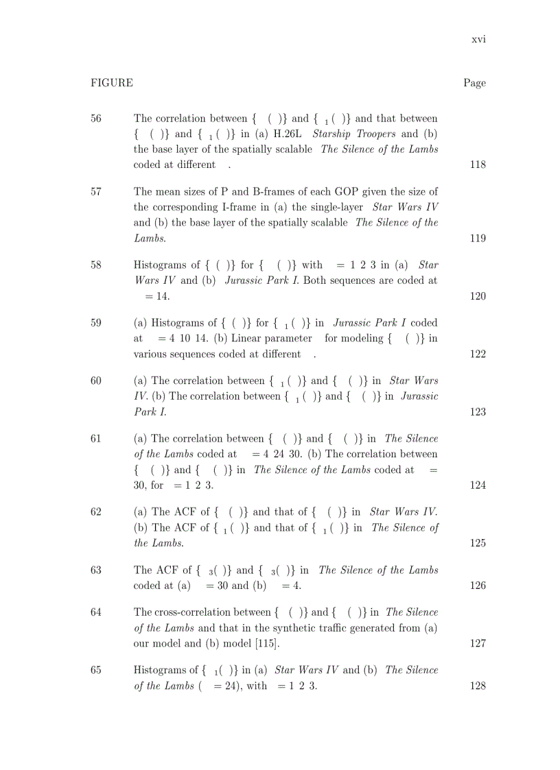 image for page Luận văn tiến sĩ khoa học Rate Distortion Analysis and Traffic Modelling of Scalable Video Coders