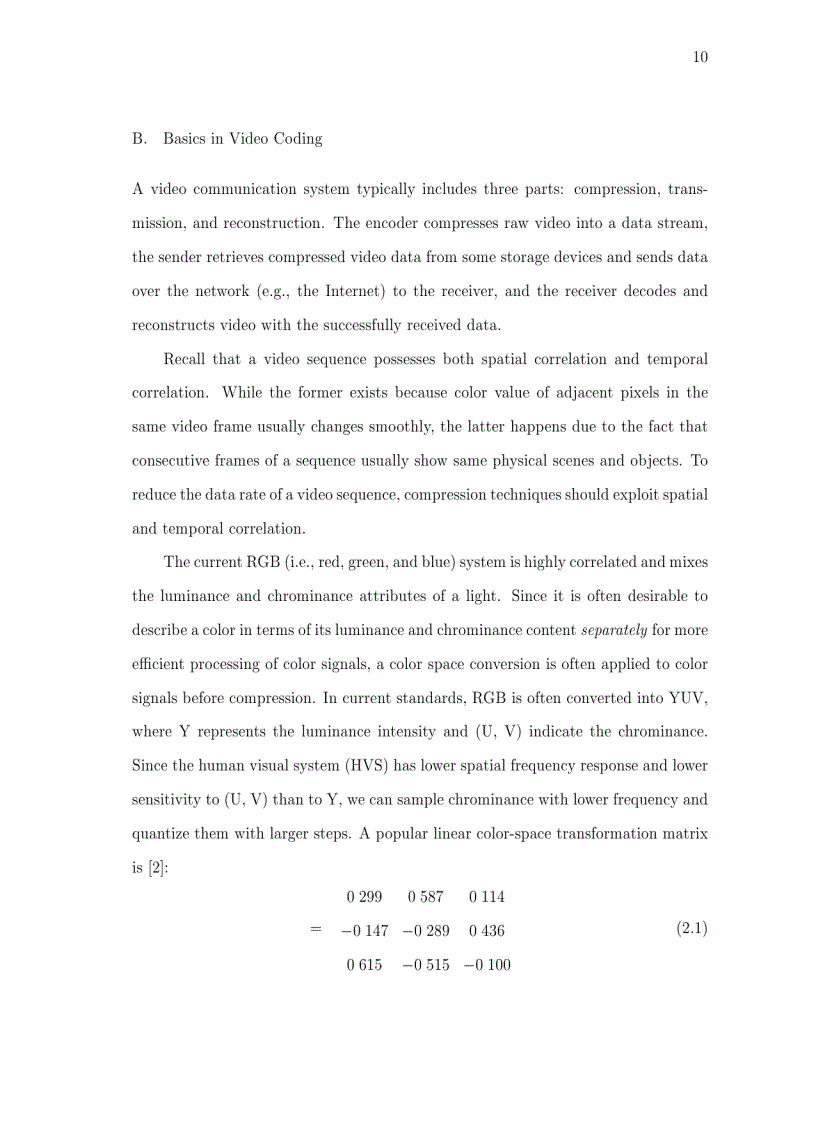 image for page Luận văn tiến sĩ khoa học Rate Distortion Analysis and Traffic Modelling of Scalable Video Coders