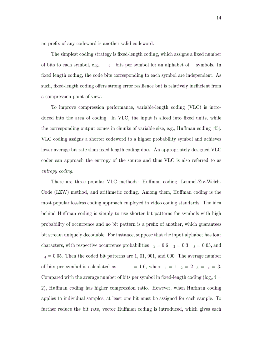 image for page Luận văn tiến sĩ khoa học Rate Distortion Analysis and Traffic Modelling of Scalable Video Coders