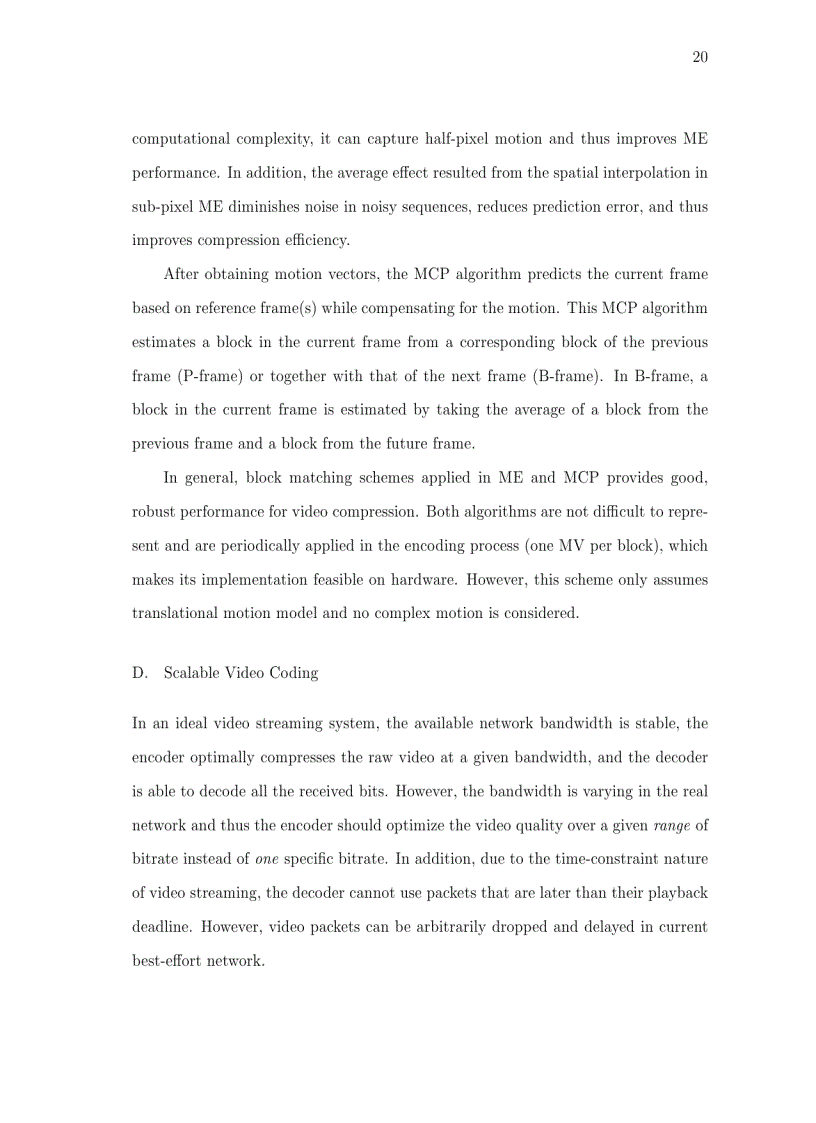 image for page Luận văn tiến sĩ khoa học Rate Distortion Analysis and Traffic Modelling of Scalable Video Coders