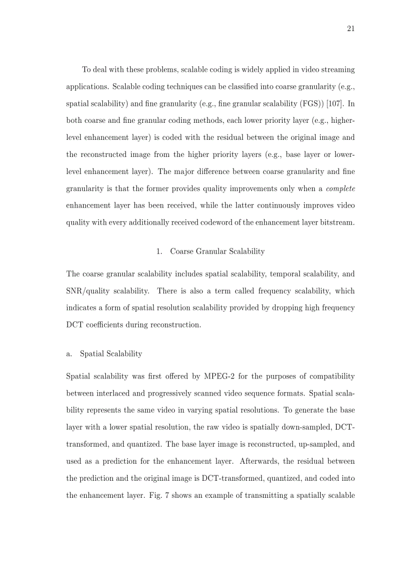 image for page Luận văn tiến sĩ khoa học Rate Distortion Analysis and Traffic Modelling of Scalable Video Coders