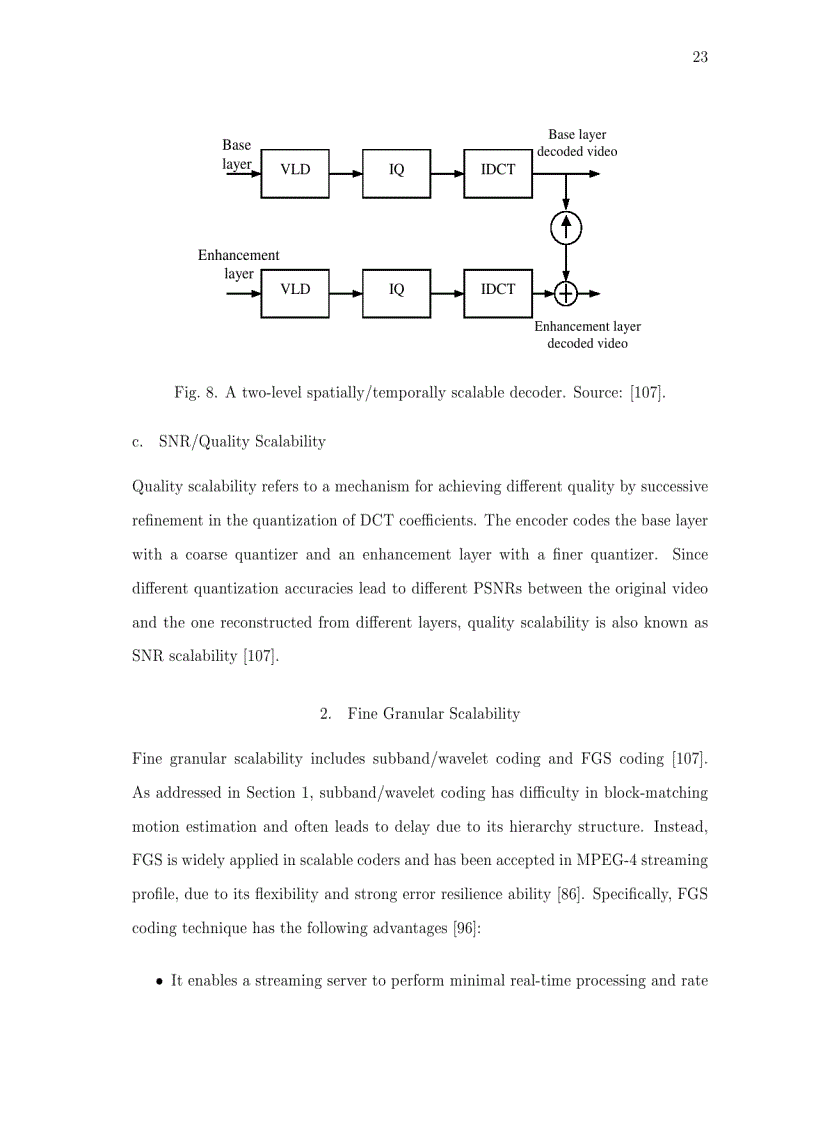 image for page Luận văn tiến sĩ khoa học Rate Distortion Analysis and Traffic Modelling of Scalable Video Coders