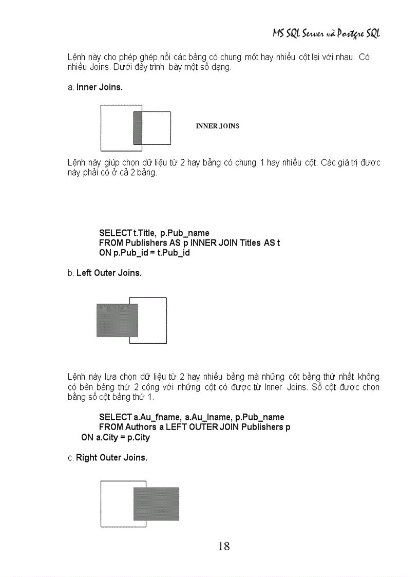 image for page Công nghệ phần mềm MS SQL Server và Postgre SQL