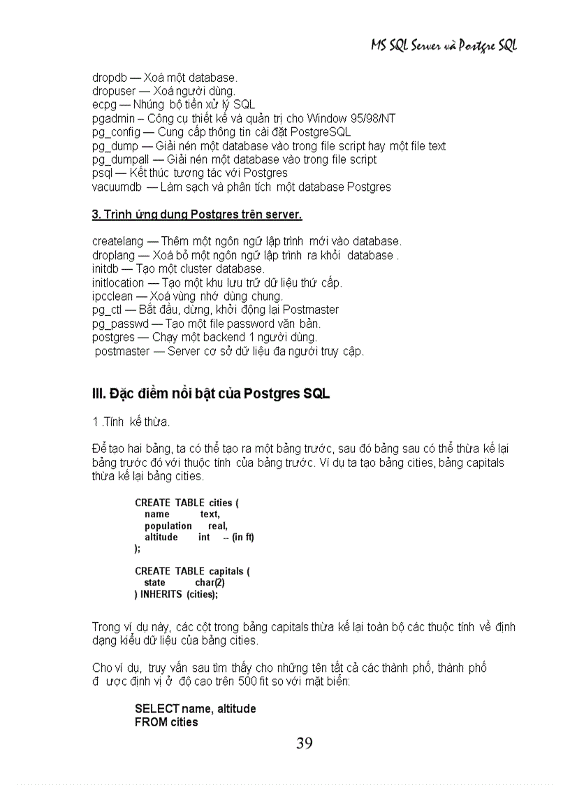 image for page Công nghệ phần mềm MS SQL Server và Postgre SQL
