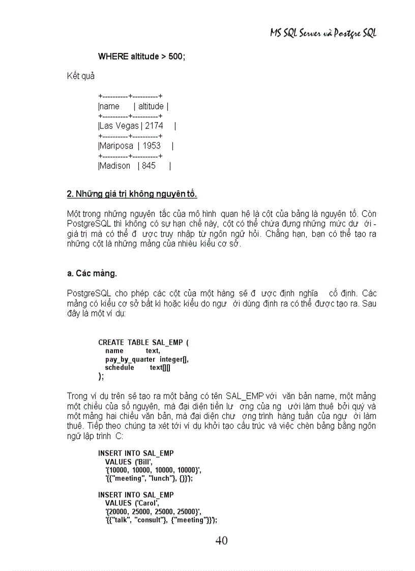 image for page Công nghệ phần mềm MS SQL Server và Postgre SQL