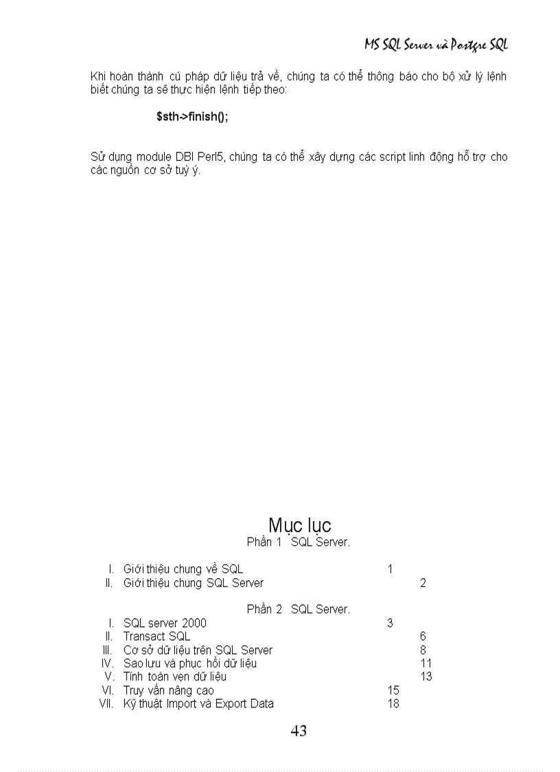 image for page Công nghệ phần mềm MS SQL Server và Postgre SQL