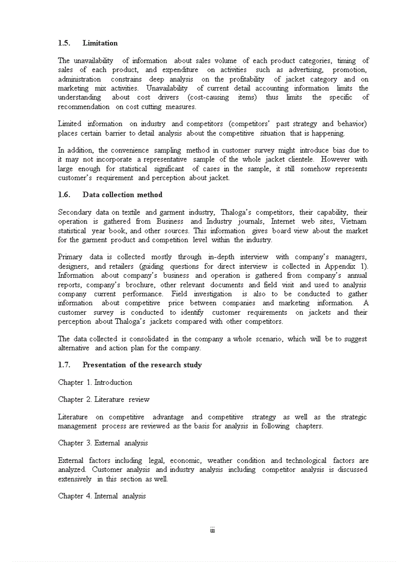 image for page Developing a competitive strategy A case study of the thanglong garment company in hanoi vietnam