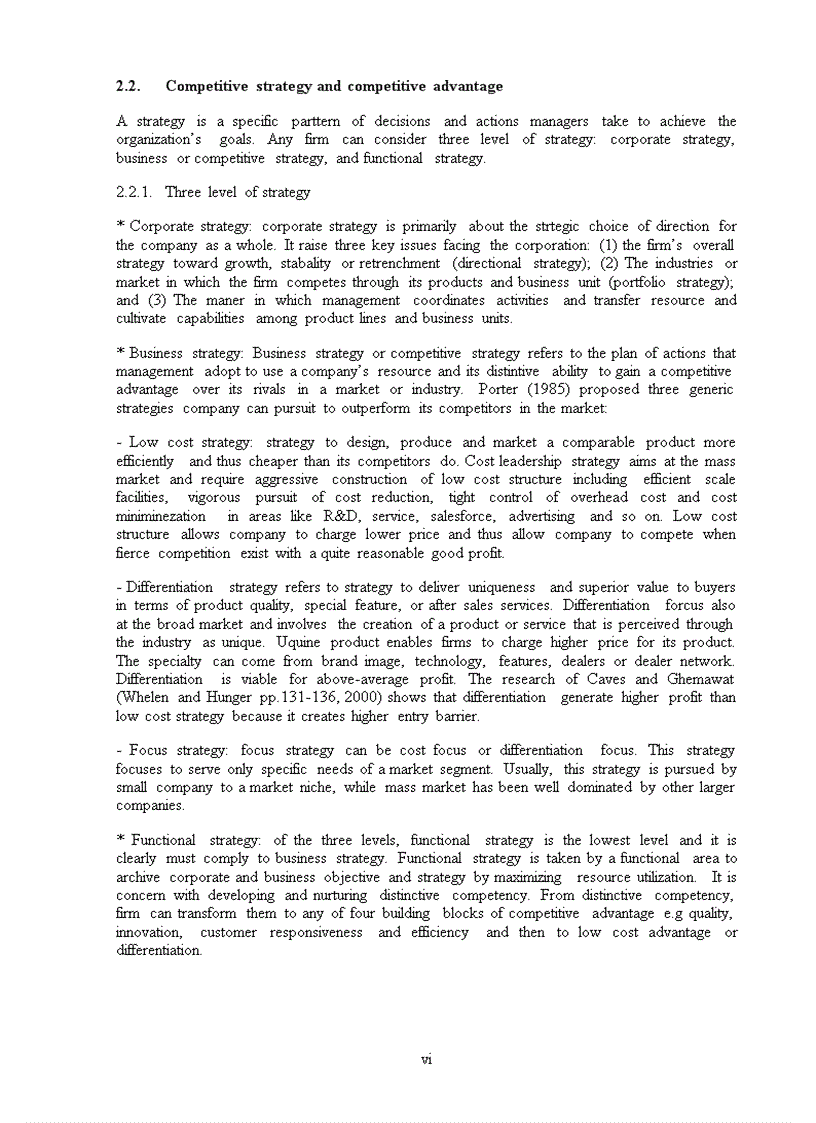 image for page Developing a competitive strategy A case study of the thanglong garment company in hanoi vietnam