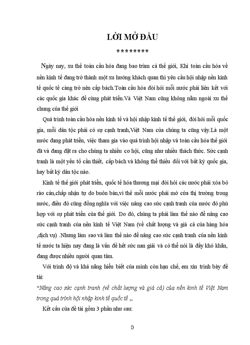 image for page Nâng cao sức cạnh tranh về chất lượng và giá cả của nền kinh tế Việt Nam trong quá trình hội nhập kinh tế quốc tế