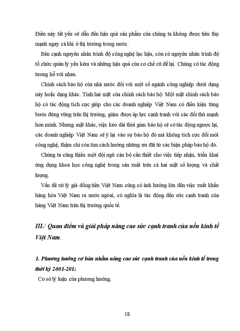 image for page Nâng cao sức cạnh tranh về chất lượng và giá cả của nền kinh tế Việt Nam trong quá trình hội nhập kinh tế quốc tế