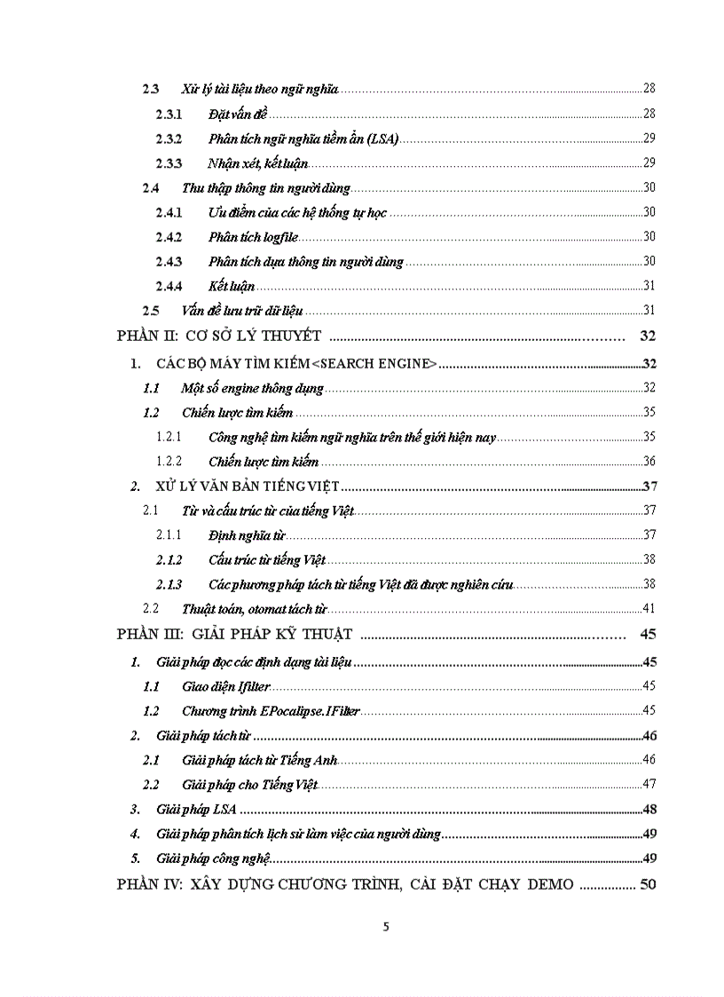 image for page Luận văn Xây dựng ứng dụng phân tích chữ nghĩa trong tìm kiếm tài liệu trực tuyến