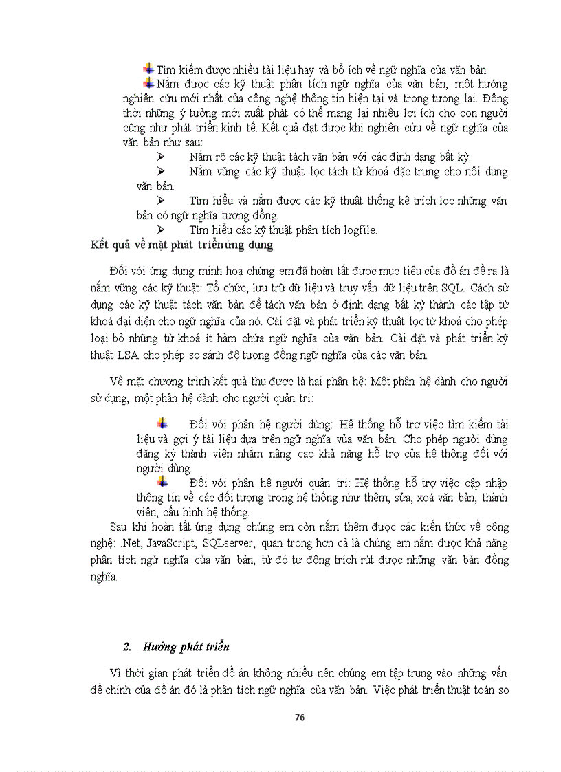 image for page Luận văn Xây dựng ứng dụng phân tích chữ nghĩa trong tìm kiếm tài liệu trực tuyến